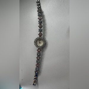 Anne Klein Multicolor Crystal Watch